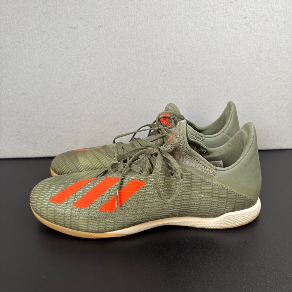 Adidas X 19.3 IN Indoor Soccer Shoes Legacy Green EF8367 Mens Size 10 Futsal